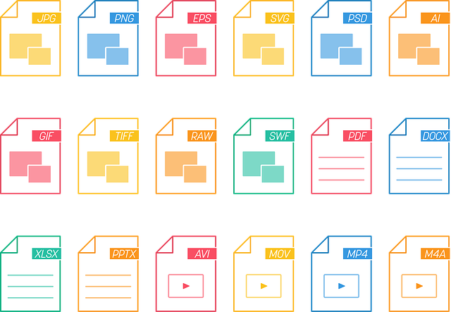 file types icons