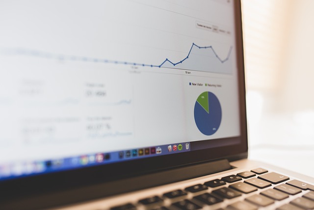 charts on a computer monitor